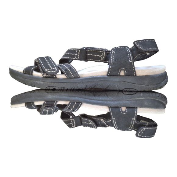EARTH ORIGINS SAVOY SAILOR Comfort Sandals Strappy size 7 Black Worn Once - Picture 5 of 11